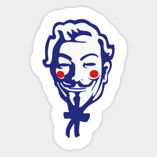 Colonel Fawkes Sticker